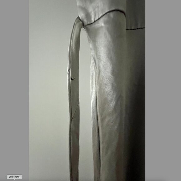 Vintage 1990s Silver Spaghetti Strap Dress - Picture 12 of 13